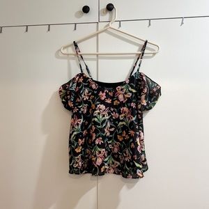 Topshop Off the Shoulder Top